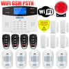 IOS Android APP Wired Wireless Home Security System