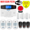 IOS Android APP Wired Wireless Home Security System