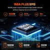 Humsienk 12V 160Ah LiFePO4 2 PACK Battery Built-in 150A BMS Deep Cycles MAX. 8192 Wh For RV/ Camping/ Solar Energy Storage/ Fish