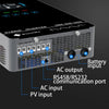 Sumry 4KW 120V Off Grid Solar Inverter 24V 140A 5600W MPPT Charger Pure Sine Wave Home Inverter 6.25 Inch LCD Display