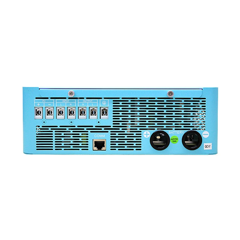 EASUN POWER 4000W 120V Off Grid Solar Inverter 24V 140A 5600W Pure Sine Wave Solar Inverter with 6.25 Inch LCD Display and Touchable Buttons Built-in 150A MPPT Hybrid Inverter US Household