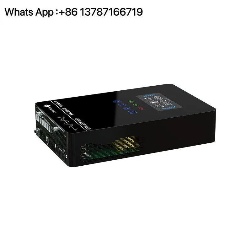 Sumry 4KW 110V 120V Hybrid Solar Inverter 24V 140A MPPT Charger Pure Sine Wave Home Inverter 6.25 Inch LCD Display
