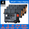 OSCAL PowerMax 6000 Whole Home Solar Generator,3600Wh LiFePO4 | 6000W (9000W Surge) | 1.96 H Charge | 240V/120V DC/AC Bi-Directional Inverter | for Home Emergency, Outdoor Camping，Hurricane Backup