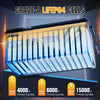 RVPOZWER 12V 300Ah 3840Wh Lithium LiFePO4 Battery 200A BMS for Golf Cart RV Marine Solar Panels Rechargeable Battery