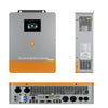 PowMr 10KW/12kW Dual Voltage Inverter 120V/240V Split Phase Built in 2 MPPT 500V PV Input Max 160A Charging with BMS up to 6 Units in Parallel Zero Export CT Off-Grid for LiFePO4 Lead Acid Compatible
