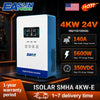 EASUN POWER 4000W Solar Inverter 120V Off Grid Solar Inverter 24V 140A 5600W MPPT Charger Pure Sine Wave Home Inverter 6.25 Inch LCD Display 4000W Hybrid Inverter 110V Inversor US Standard Machine Household Solar Energy Equipment