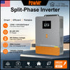 PowMr 10KW/12kW Dual Voltage Inverter 120V/240V Split Phase Built in 2 MPPT 500V PV Input Max 160A Charging with BMS up to 6 Units in Parallel Zero Export CT Off-Grid for LiFePO4 Lead Acid Compatible