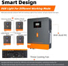 PowMr 13.2KW Hybrid Solar Inverter 48V 220V On Grid Off Grid Inverter Dual Input Dual Output MPPT 160A Solar Battery Charger