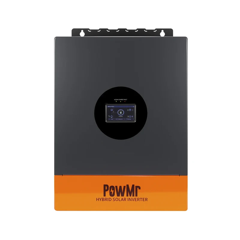 PowMr 12.5KW 8KW Split Phase Inverter 110V or 220V Hybrid Solar Inverter 48V Dual Output Off Grid Inverter with MPPT 200A 120A Solar Battery Charger Parallel Up to 6 Units