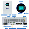 ANENJI Split Phase 12KW 48V Hybrid Solar Inverter 2 MPPT AC 120VAC 240VAC Pure Sine Wave Off Grid Tie MPPT 200A Solar Charger PV 500VDC Dual PV Input