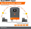 PowMr 13.2KW Hybrid Solar Inverter 48V 220V On Grid Off Grid Inverter Dual Input Dual Output MPPT 160A Solar Battery Charger