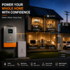 PowMr 10KW/12kW Dual Voltage Inverter 120V/240V Split Phase Built in 2 MPPT 500V PV Input Max 160A Charging with BMS up to 6 Units in Parallel Zero Export CT Off-Grid for LiFePO4 Lead Acid Compatible