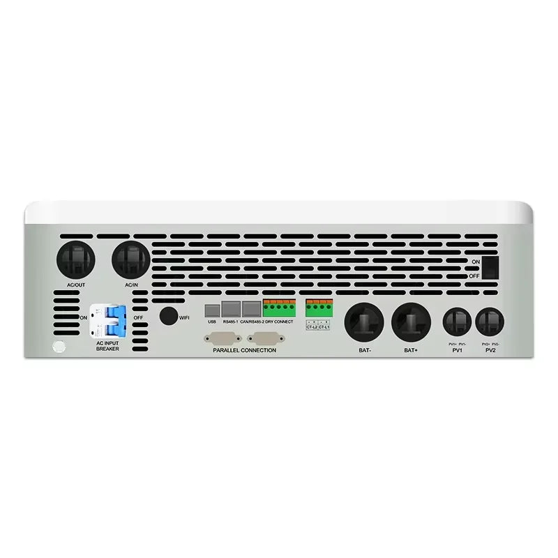 EASUN POWER US 12KW 12000W Split Phase Solar Inverter Two MPPT Hybrid Solar Inverter 160A 500VDC PV Input 110VAC 48VDC Pure Sine Wave Hybrid Dual Output With WIFI 120V/220V Parallel Solar Charging Control Paralleled With WiFi Duty Free