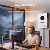 Humsienk 48V 8KW 3-in-1 Solar Hybrid Inverter, Dual MPPT, 120V/240V Split/Single Phase, 8KW Pure Sine Wave Output, Safety Protections, With USB/RS485/CAN, LCD Display & Remote Monitoring For Off-Grid System