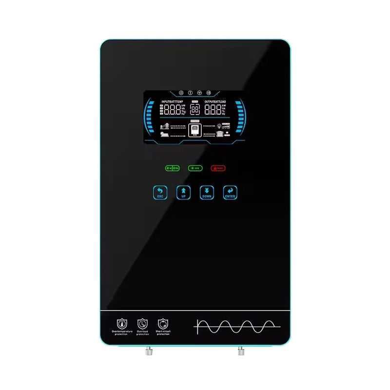 EASUN POWER 4KW 24v Power Solar Inverter Off Grid 110/120v Pure Sine Wave MPPT Solar Charger Power Home Inversor  LCD Display inversores híbridos solares US warehouse