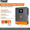 PowMr 13.2KW Hybrid Solar Inverter 48V 220V On Grid Off Grid Inverter Dual Input Dual Output MPPT 160A Solar Battery Charger