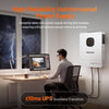 Humsienk 48V 12KW/8KW 3-in-1 Solar Hybrid Inverter, Dual MPPT, 120V/240V Split/Single Phase, 12kW Pure Sine Wave Output, Safety Protections, With USB/RS485/CAN, LCD Display & Remote Monitoring For Off-Grid System