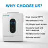 12000W Hybrid Inverter AC Output 120V Max PV Input 500V Can Be Parallel Split phase 12000VA Single phase 7200VA