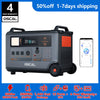 OSCAL PowerMax 6000 Whole Home Solar Generator,3600Wh LiFePO4 | 6000W (9000W Surge) | 1.96 H Charge | 240V/120V DC/AC Bi-Directional Inverter | for Home Emergency, Outdoor Camping，Hurricane Backup