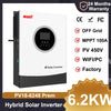 MUST PV1800 Prem 3KW 24V 6.2KW 48V Home MPPT Hybrid Solar Inverter PV 450V MPPT 100A Double Output OFF Grid Solar System WIFI