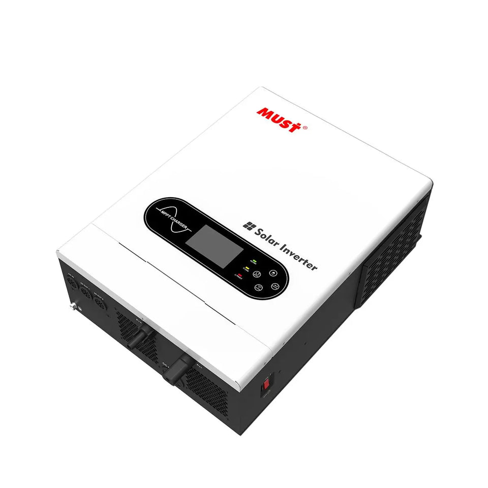 MUST PV1800 ECO 2KW 12V 3KW 24V 5.5KW 48V Home Hybrid Solar Inverter MPPT 100A Max PV 450V Double Output Off Grid Solar System