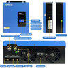 ANENJI 110VAC/120VAC 4.2KW 24V Hybrid Solar Inverter MPPT Off Grid 120A Solar Charger PV 500VDC for PV Solar
