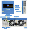 ANENJI 4.2KW 220v 3KW 110V Hybrid Solar Inverter Off Grid Inverter Built MPPT 100A Solar Charge Controller Fit Work Without Battery
