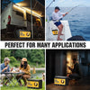 RVPOZWER 12V 100Ah Lithium Battery Nominal Capacity LiFePO4 1280Wh Battery 100A BMS Solar Portable Rechargeable 15000 Cycles for RV Applications Marine Travel Trailer Off-grid Application