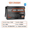 Humsienk 12V 314Ah LiFePO4 Lithium Battery Packs With Bluetooth 200A BMS Rechargeable For RV Golf Cart Camping Fishing Boats