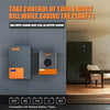 PowMr 5KW 10KW 48V Spilt-Phase Hybrid Inverter 120V/240V Low-Frequency Inversor 120A MPPT Controller Max PV 5400W fit LifePo4 Batteria for Home