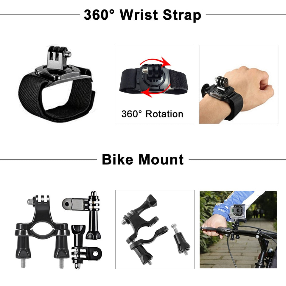 Action Camera Accessories Set for GoPro Hero